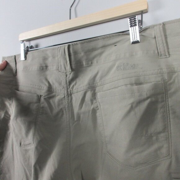 Kuhl Men's Amphibia Short 42 Beige Nylon Blend Hiking Outdoor Stretch Hybrid 276 - Picture 8 of 14